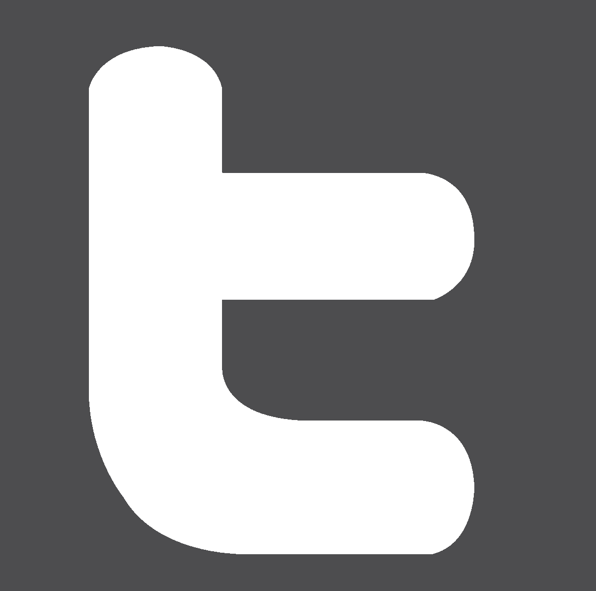 Twitter gray logo
